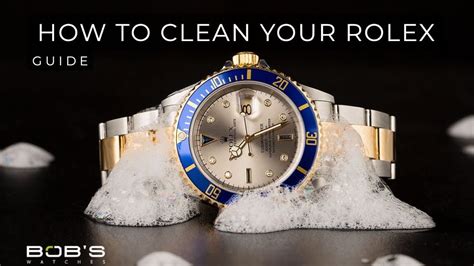 how to clean Rolex crystals